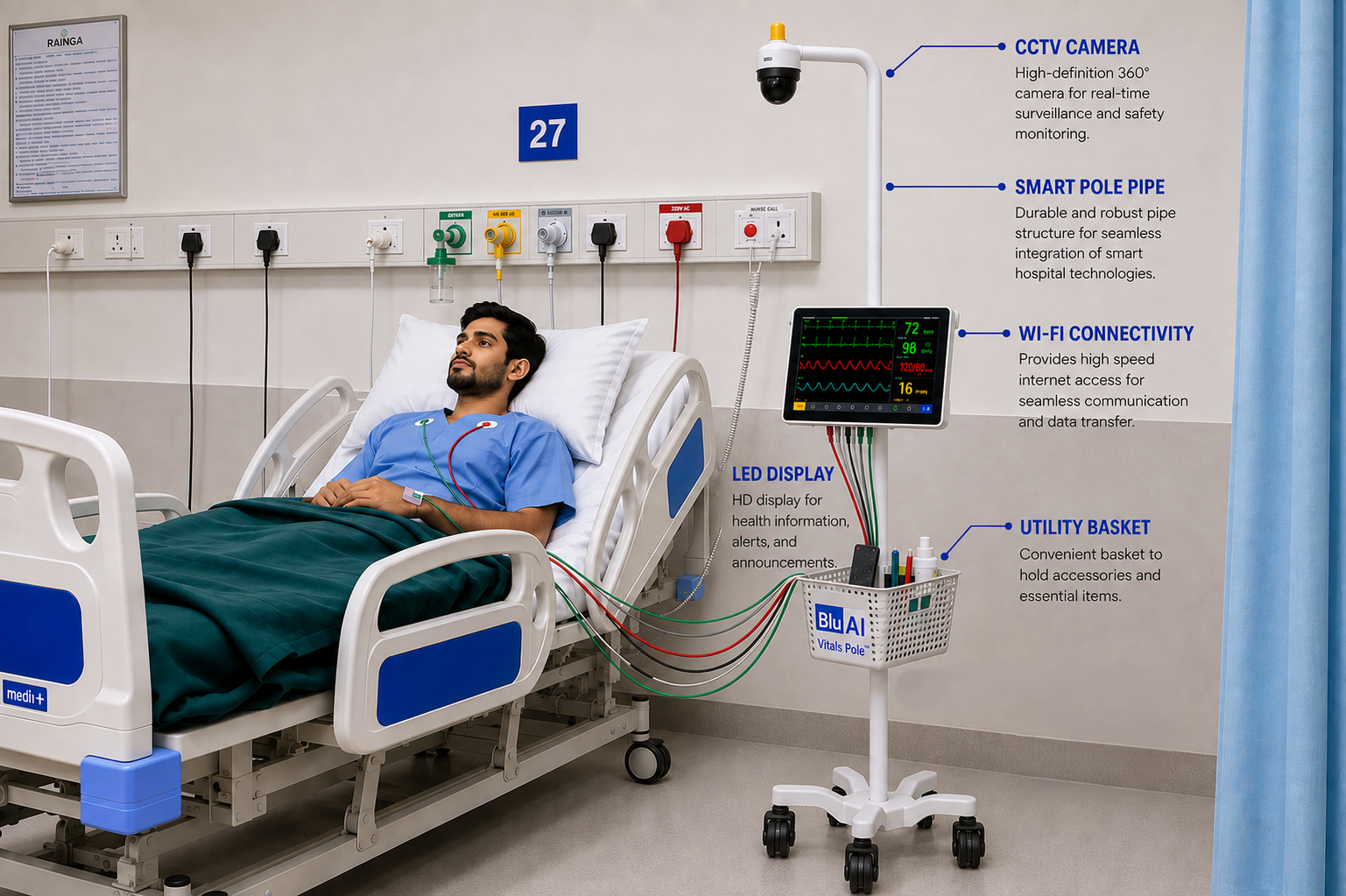 Vitals Pole
